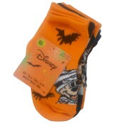 Wholesale - 5pk 12-24m MICKEY MOUSE BOO QYR SOCKS, UPC: 193159212421